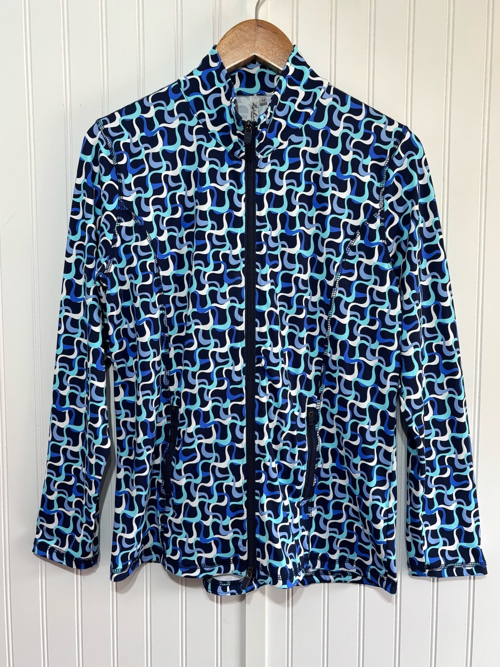 Lulu-B Colorful UPF 50+ Cooling Full Zip Active Performance Jacket Size M